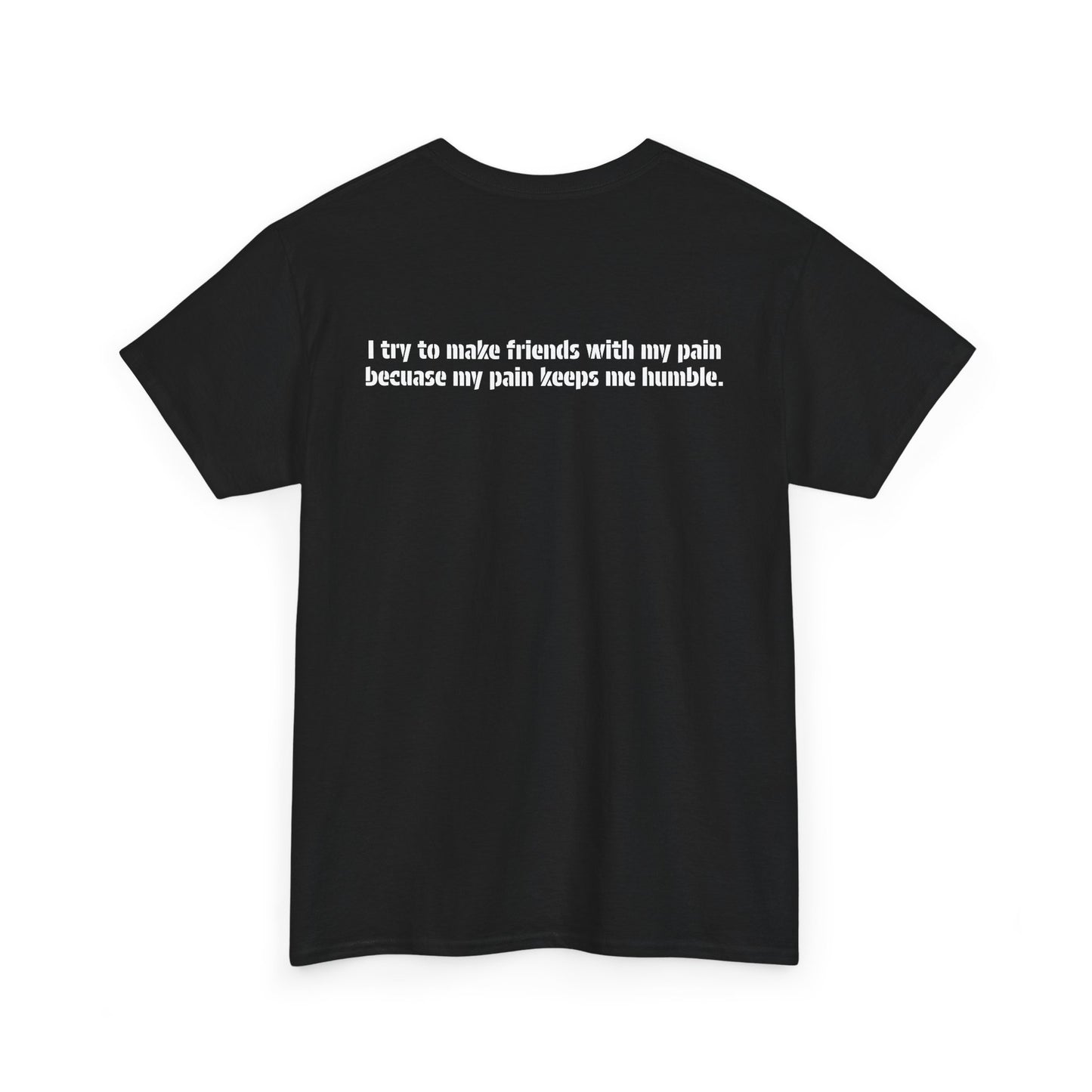 Humility - Unisex Heavy Cotton Tee - Black - Aethos Clothing
