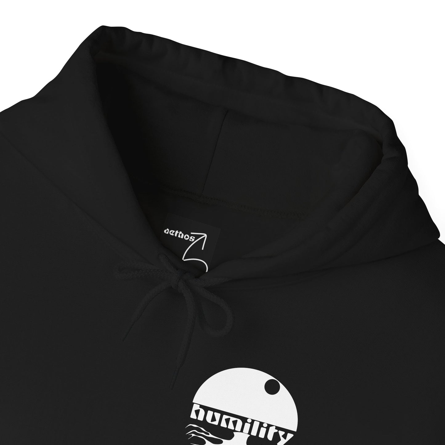 Humility - Heavy Blend™ Hooded Sweatshirt - Black - Aethos Clothing