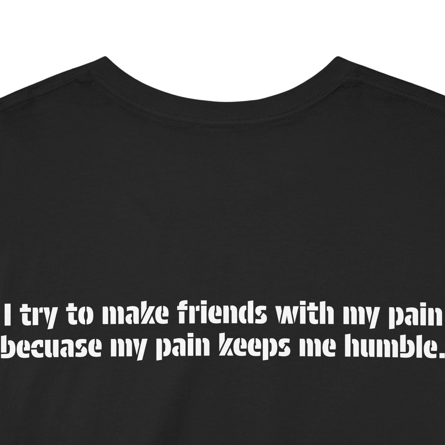 Humility - Unisex Heavy Cotton Tee - Black - Aethos Clothing