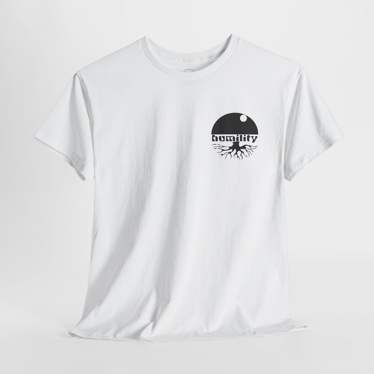 Humility - Unisex Heavy Cotton Tee - White - Aethos Clothing