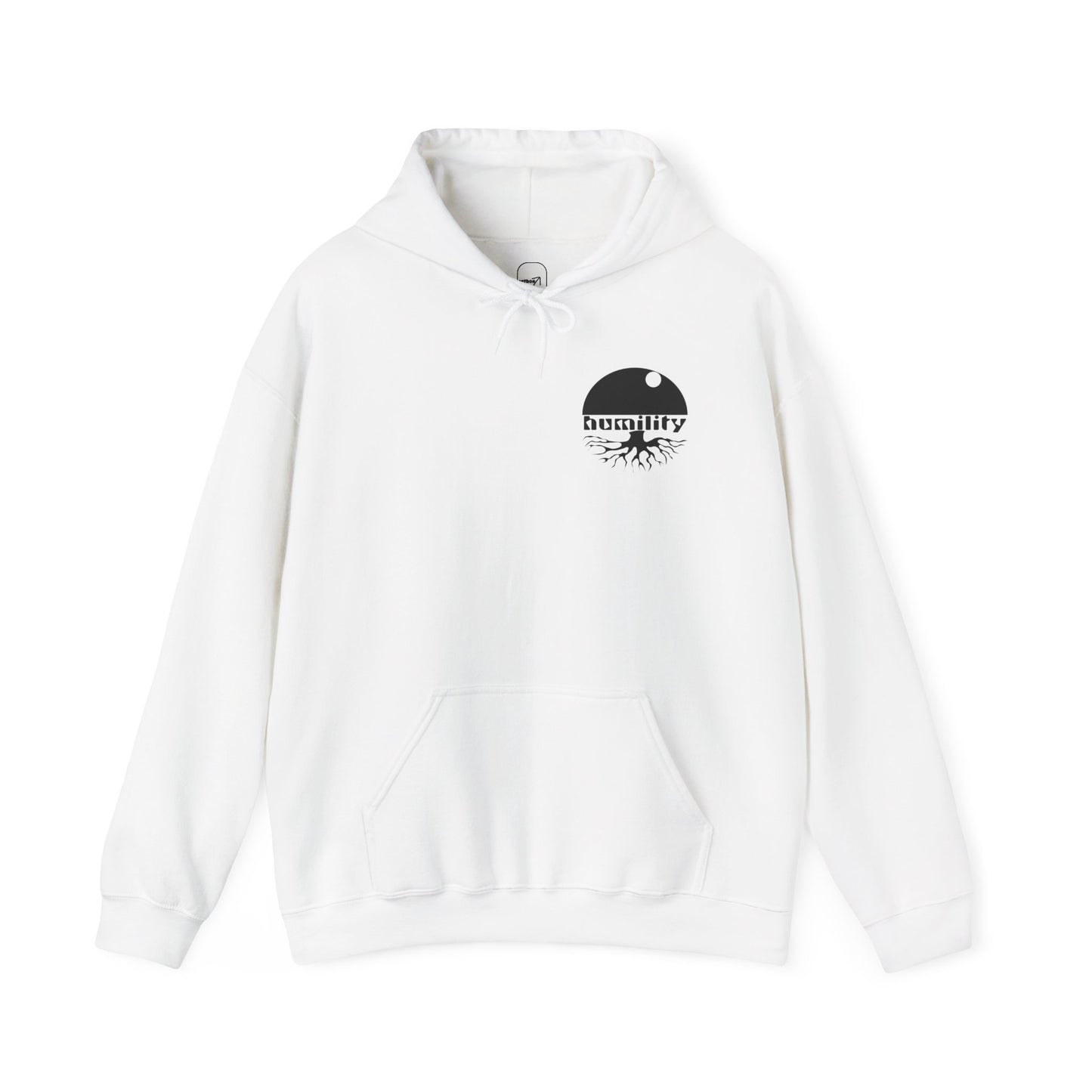 Humility - Heavy Blend™ Hooded Sweatshirt - White - Aethos Clothing
