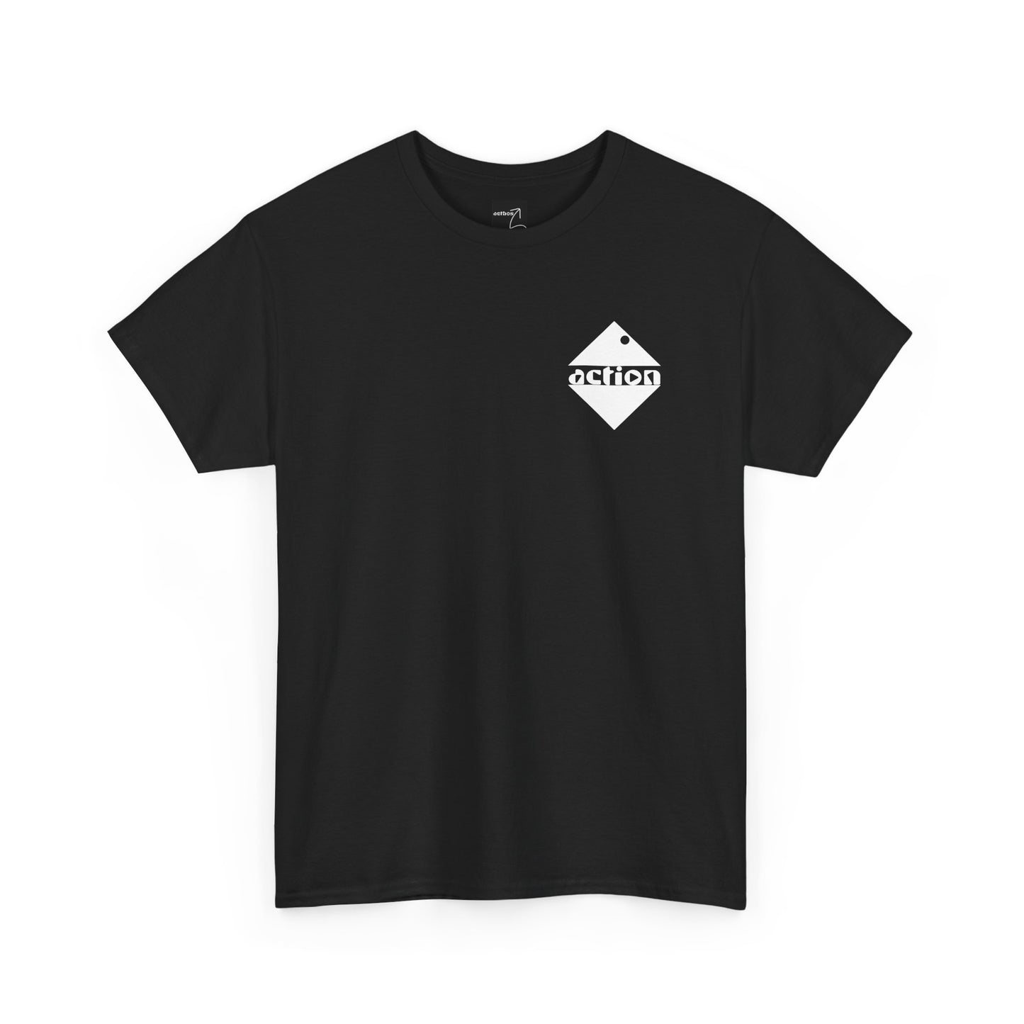 Action - Unisex Heavy Cotton Tee - Black - Aethos Clothing