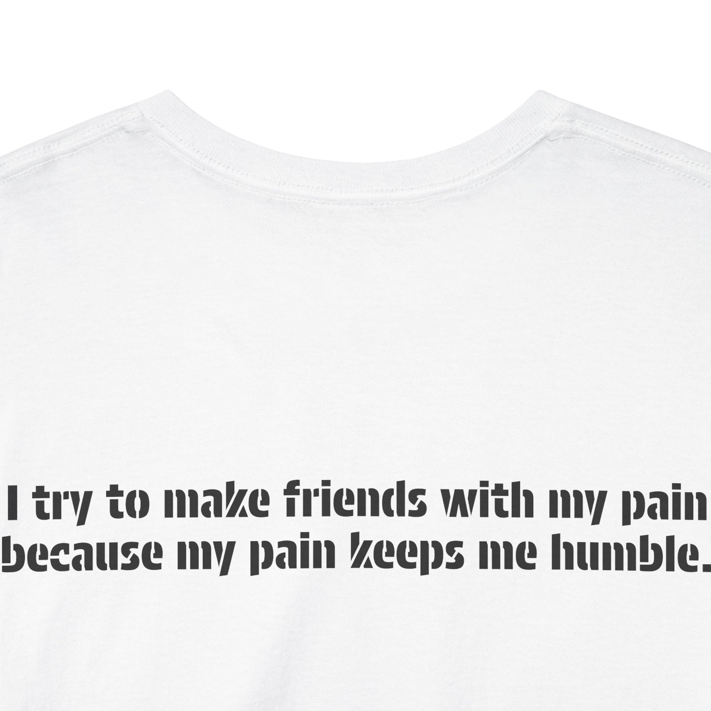 Humility - Unisex Heavy Cotton Tee - White - Aethos Clothing