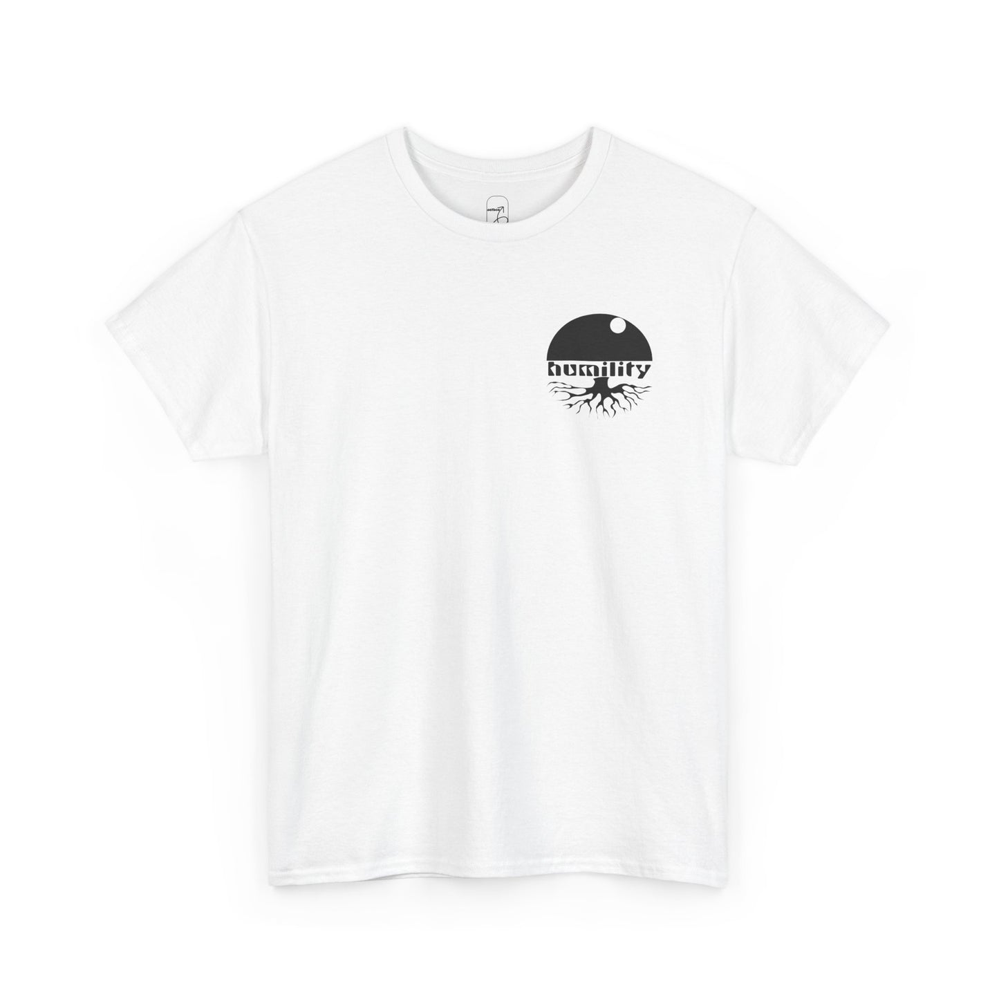 Humility - Unisex Heavy Cotton Tee - White - Aethos Clothing